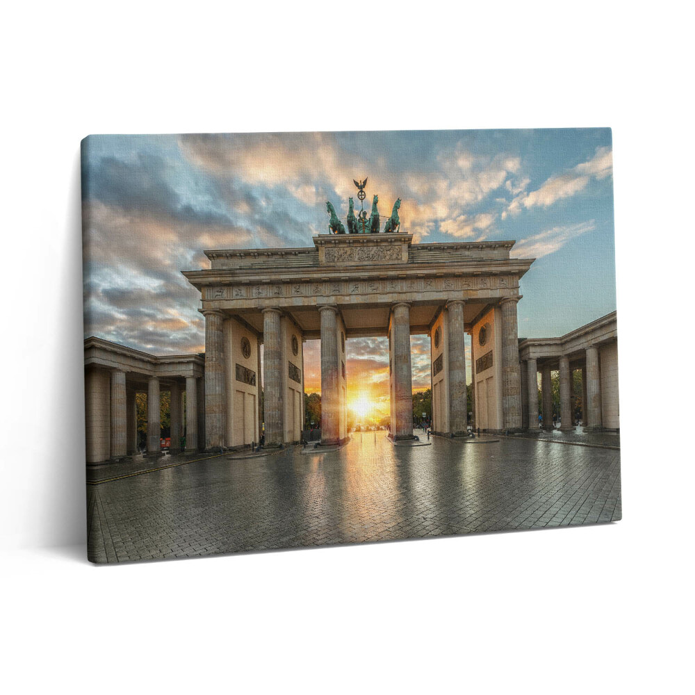 Fotoobraz canvas 80x60 Brama Brandenburska w Berlinie