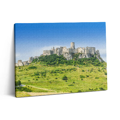 Fotoobraz canvas 80x60 Zamek Spiski na Słowacji