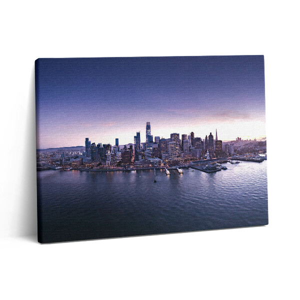 Fotoobraz canvas 80x60 Widok z San Francisco