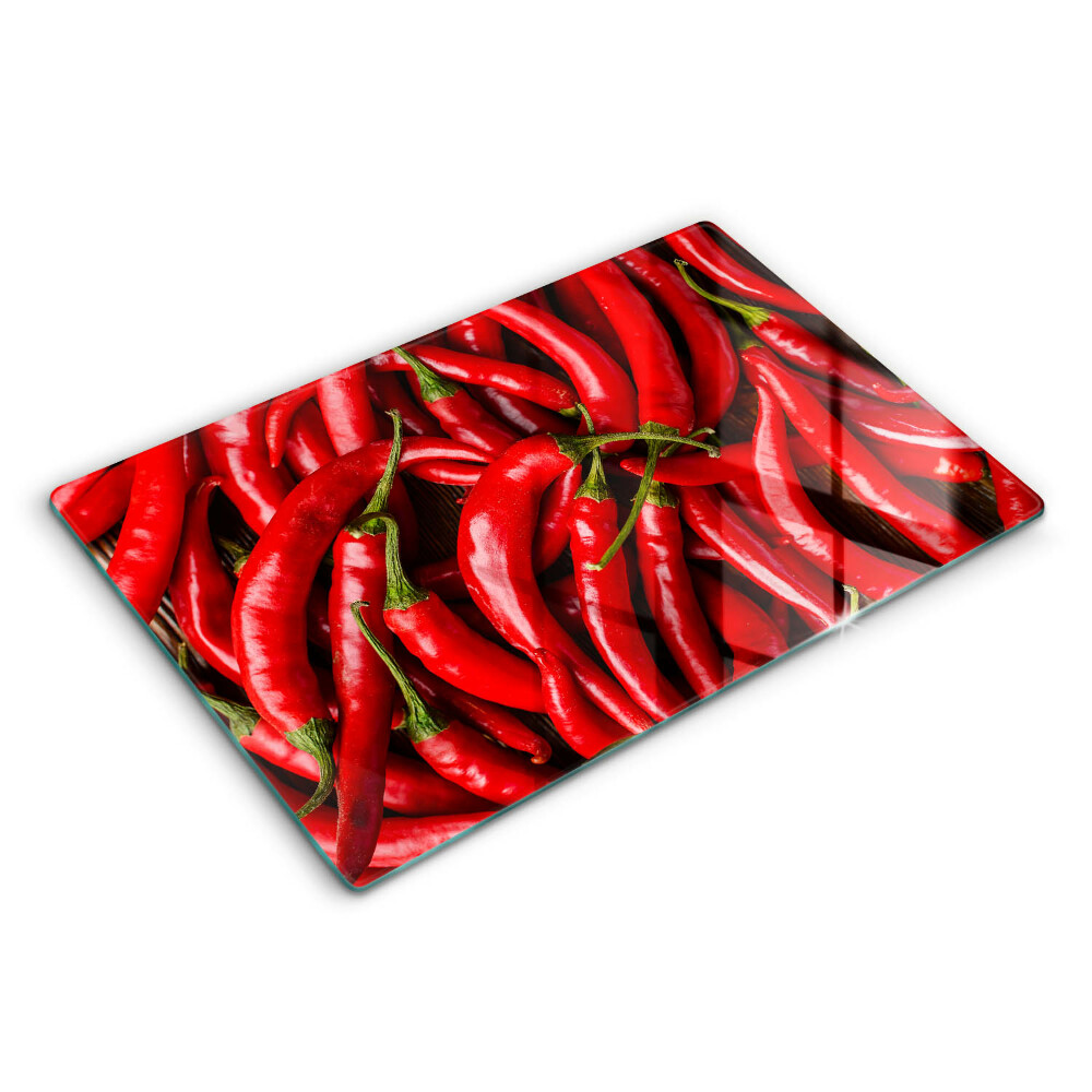 Osłona blatu kuchennego 80x52 cm Ostre chili papryki