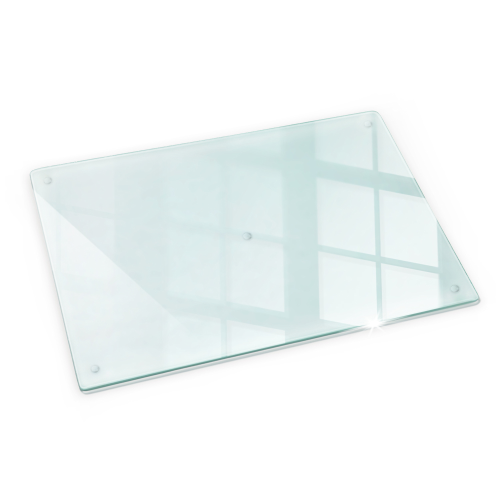 Szkło transparentne prostokątne na ścianę w kuchni 80x52 cm