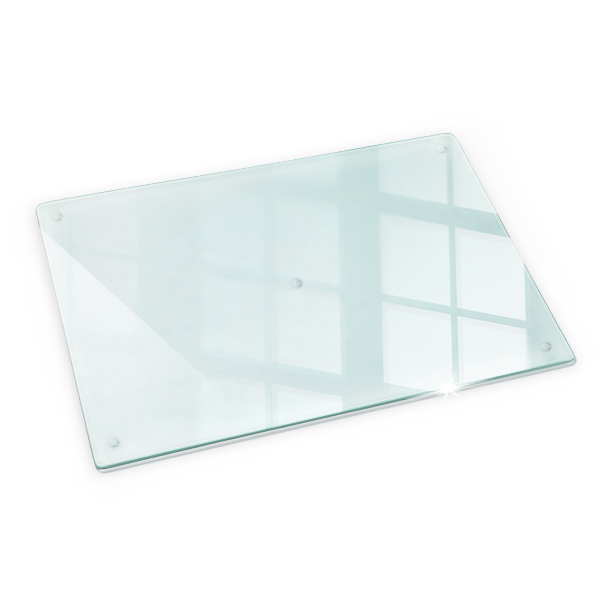 Szkło transparentne prostokątne na ścianę w kuchni 80x52 cm