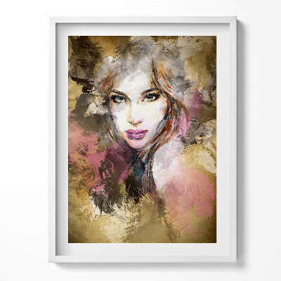 Obraz w ramce Portret tajemniczej kobiety