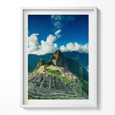 Obraz w ramce Widok na Machu Picchu