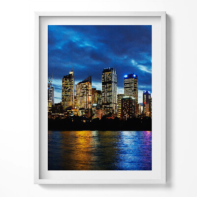 Obraz w ramce Wieczorny spacer w Sydney