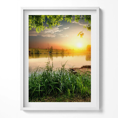 Obraz w ramce Zachód słońca, letnie dni