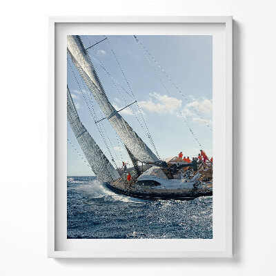 Obraz w ramce Regaty jachtów żaglowych