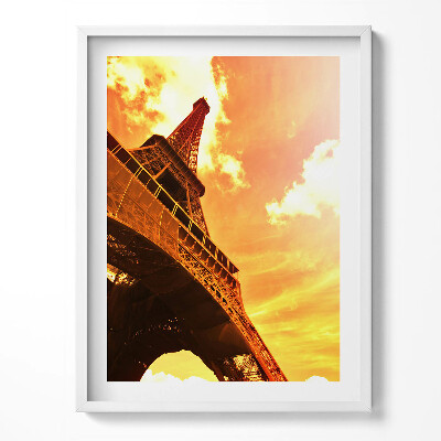 Obraz w ramce Wieża Eiffla atrakcja w Paryżu
