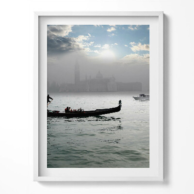 Obraz w ramce Weneckie gondole