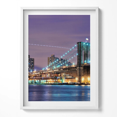 Obraz w ramce Brookliński Most
