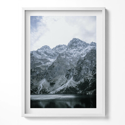 Obraz w ramce Morskie Oko zimą Tatry