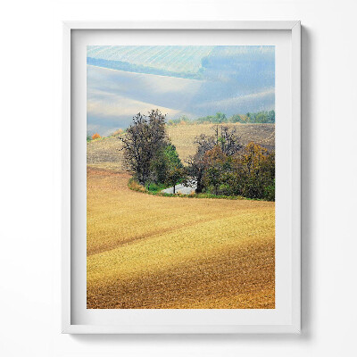 Obraz w ramce Morawy wiejski Krajobraz