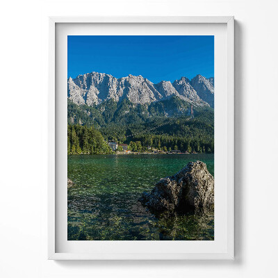 Obraz w ramce Szczyt Zugspitze Niemcy