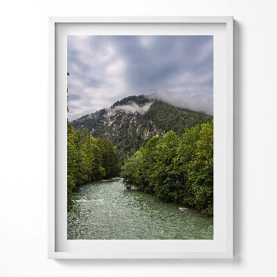 Obraz w ramce Krajobraz gór Niemcy