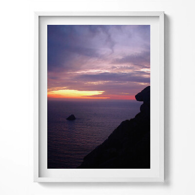 Obraz w ramce Kamienna głowa