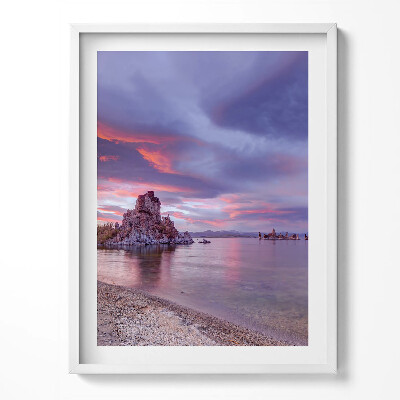 Obraz w ramce Wschód słońca Mono Lake Kalifornia