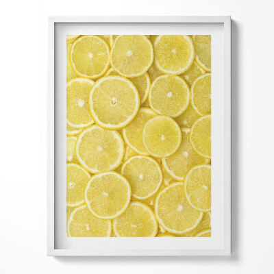 Obraz w ramce Owoce cytryny