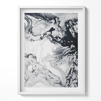 Obraz w ramce Abstrakcja tusz