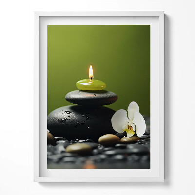 Obraz w ramce Zen relaks natura i kamienie