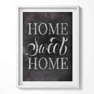 Obraz w ramce Napis do mieszkania 