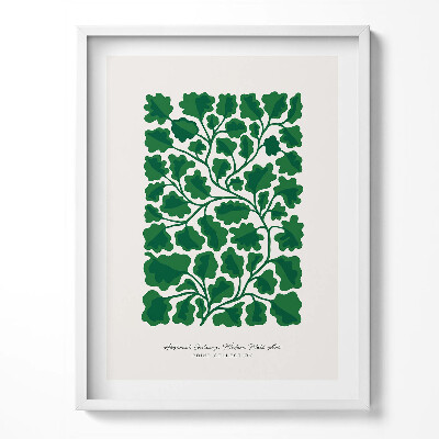 Obraz w ramce Ilustracja roślin i kwiatów