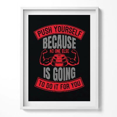 Obraz w ramce Motywacyjny napis 