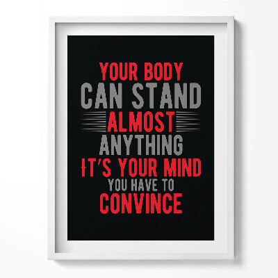 Obraz w ramce Motywacyjny napis 