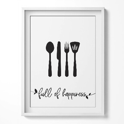 Obraz w ramce Napis do kuchni i jadalni 