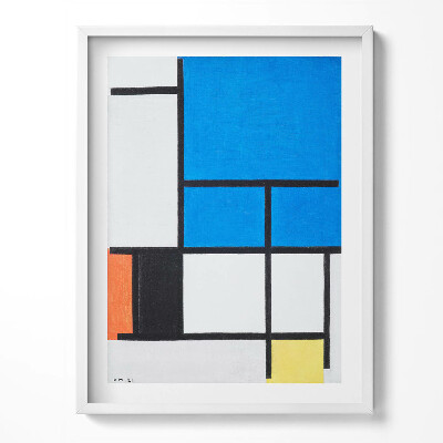 Obraz w ramce Geometryczna nowoczesna abstrakcja