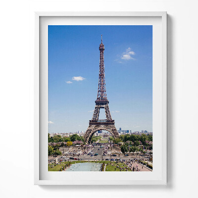 Obraz w ramce Pejzaż Wieża Eiffla Paryż Francja