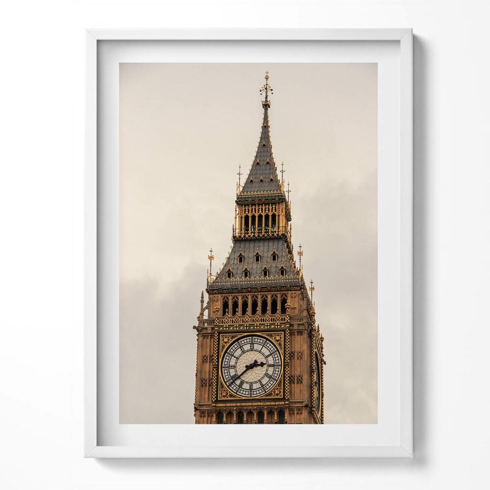 Obraz w ramce Big Ben zegar Londyn Anglia