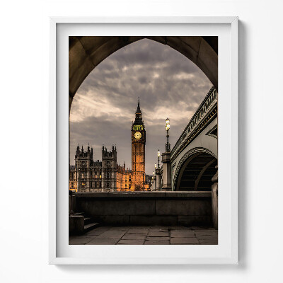 Obraz w ramce Widok na Big Bena w Londynie