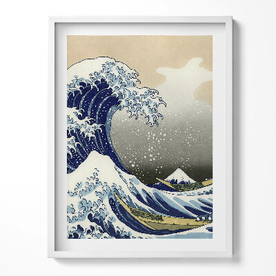 Obraz w ramce Wielka fala w Kanagawie