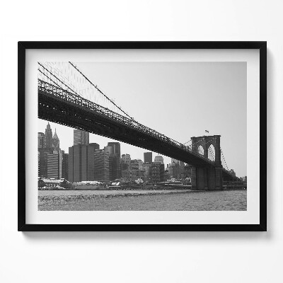 Obraz z ramką Most Brookliński w Nowym Yorku