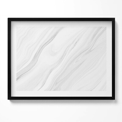 Obraz z ramką Delikatny marmur