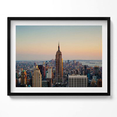 Obraz z ramką Panorama Nowego Yorku