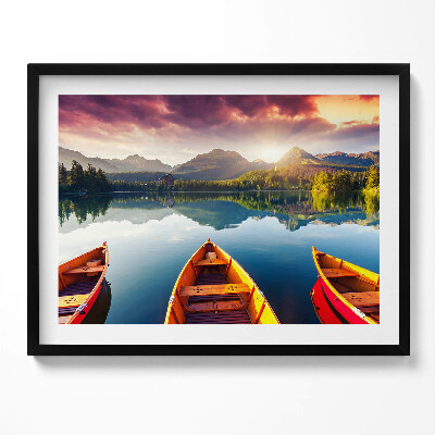 Obraz z ramką Park Narodowy Szczyrbskie Pleso Słowacja