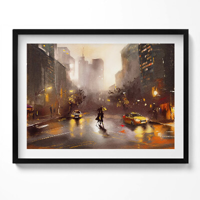 Obraz z ramką Widok ulicy Nowego Jorku