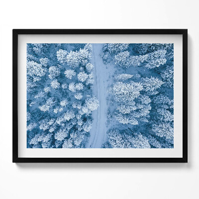 Obraz z ramką Las z lotu ptaka Dron