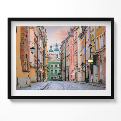 Obraz z ramką Stare miasto w Warszawie