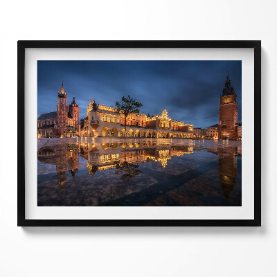 Obraz z ramką Kraków Rynek Sukiennice