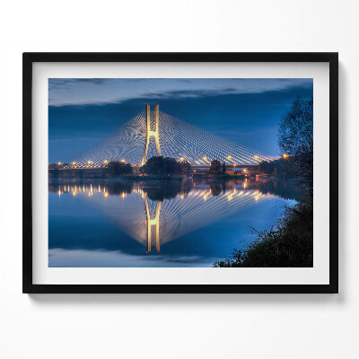 Obraz z ramką Most Rędziński Wrocław