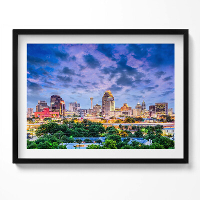 Obraz z ramką Krajobraz miasta San Antonio
