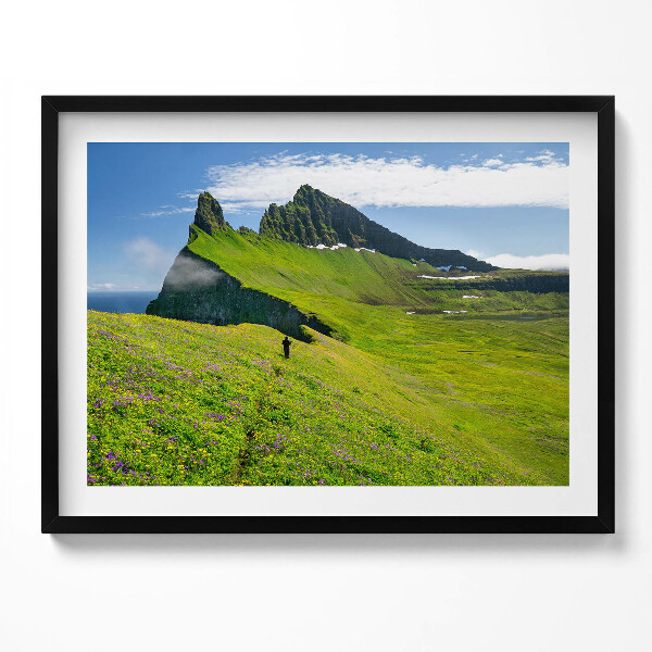 Obraz z ramką Rezerwat Hornstrandir Islandia