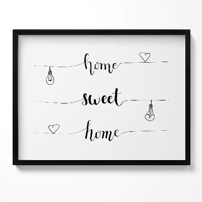 Obraz z ramką Napis do mieszkania 