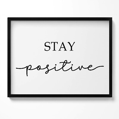 Obraz z ramką Motywacyjny napis 