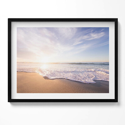 Obraz z ramką Spokojny widok na plaże i morze