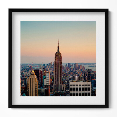 Obraz w drewnianej ramce Panorama Nowego Yorku