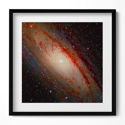 Obraz w drewnianej ramce Kosmos galaktyka i gwiazdy