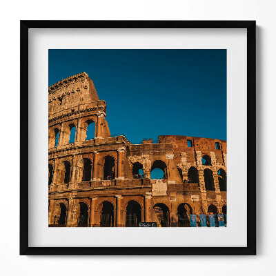 Obraz w drewnianej ramce Koloseum we Włoszech